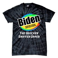 Biden Now With More Sniffing Power The Quicker Sniffer Upper Tie-Dye T-Shirt