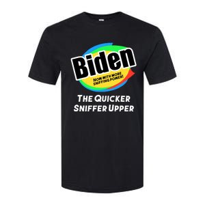 Biden Now With More Sniffing Power The Quicker Sniffer Upper Softstyle CVC T-Shirt