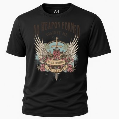Boho No Weapon Formed Against Me Shall Prosper Christian Performance Shirt