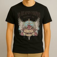 Boho No Weapon Formed Against Me Shall Prosper Christian T-Shirt