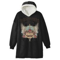 Boho No Weapon Formed Against Me Shall Prosper Christian Hooded Wearable Blanket