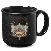 Boho No Weapon Formed Against Me Shall Prosper Christian 15oz Campfire Ceramic Mug