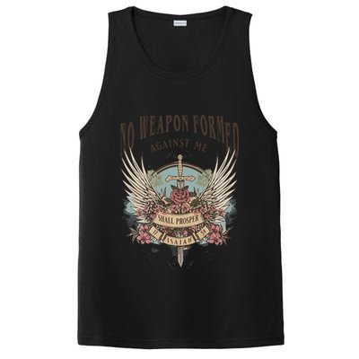 Boho No Weapon Formed Against Me Shall Prosper Christian PosiCharge Competitor Tank