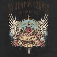 Boho No Weapon Formed Against Me Shall Prosper Christian Microfiber Hand Towel