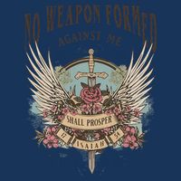 Boho No Weapon Formed Against Me Shall Prosper Christian Infant Baby Jersey Bodysuit