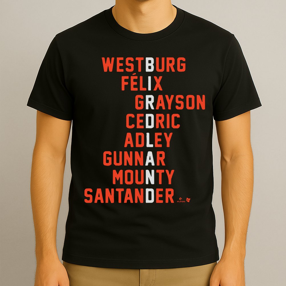 Birdland Names Westburg Felix Grayson Cedric Adley Gunnar T-Shirt