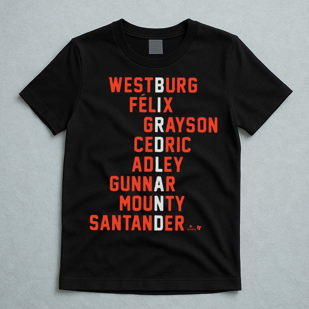 Birdland Names Westburg Felix Grayson Cedric Adley Gunnar T-Shirt