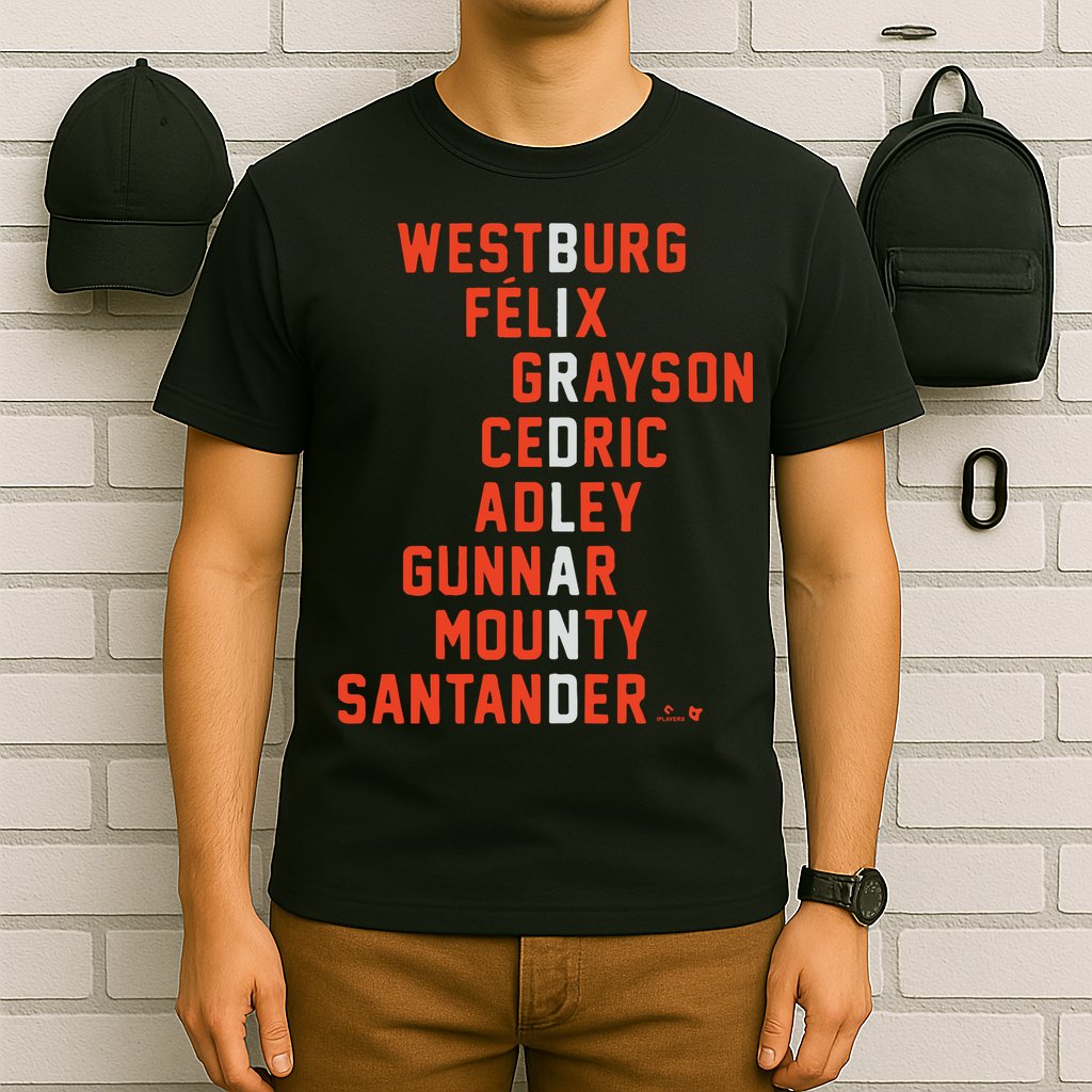 Birdland Names Westburg Felix Grayson Cedric Adley Gunnar T-Shirt