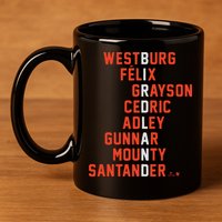 Birdland Names Westburg Felix Grayson Cedric Adley Gunnar 11oz C Handle Ceramic Mug