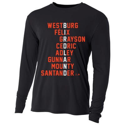 Birdland Names Westburg Felix Grayson Cedric Adley Gunnar Cooling Performance Long Sleeve Crew