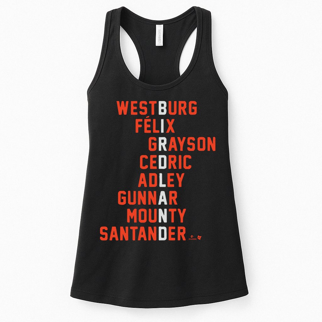 Birdland Names Westburg Felix Grayson Cedric Adley Gunnar Womens Tank Top