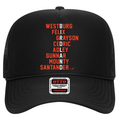 Birdland Names Westburg Felix Grayson Cedric Adley Gunnar Trucker Hat