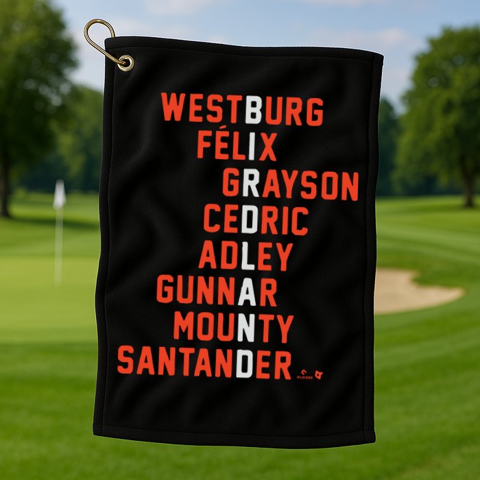 Birdland Names Westburg Felix Grayson Cedric Adley Gunnar Golf Towel
