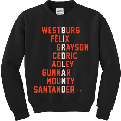Birdland Names Westburg Felix Grayson Cedric Adley Gunnar Kids Sweatshirt
