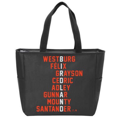 Birdland Names Westburg Felix Grayson Cedric Adley Gunnar Zip Tote Bag