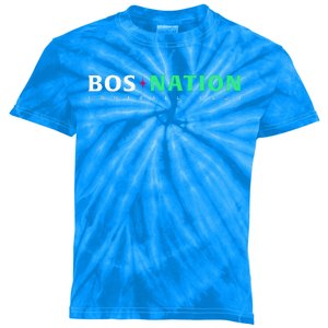 Bos Nation Wordmark Kids Tie-Dye T-Shirt