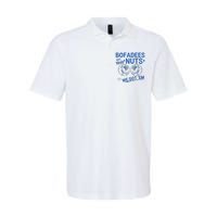 Bofadees Nuts We Got Em Quote Softstyle Adult Sport Polo