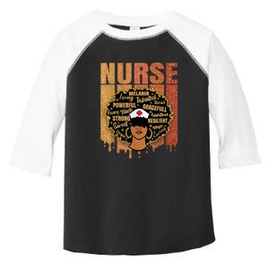 Black Nurse Woman Girl African Melanin Cute Nurse Juneteenth Gift African Pride Toddler Fine Jersey T-Shirt