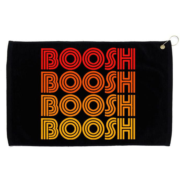 Booosh Noise Word Silly Goofy Weird Odd Fan Love Grommeted Golf Towel