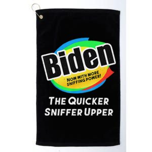 Biden Now With More Sniffing Power Satirical Design Platinum Collection Golf Towel