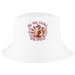 Big Nick Xmas Energy Funny Xmas Christmas Muscle Santa Claus Cool Comfort Performance Bucket Hat