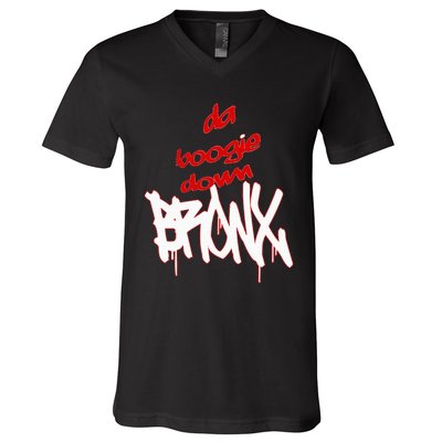 Bronx New York Da Boogie Down Bronx V-Neck T-Shirt