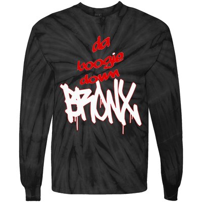 Bronx New York Da Boogie Down Bronx Tie-Dye Long Sleeve Shirt