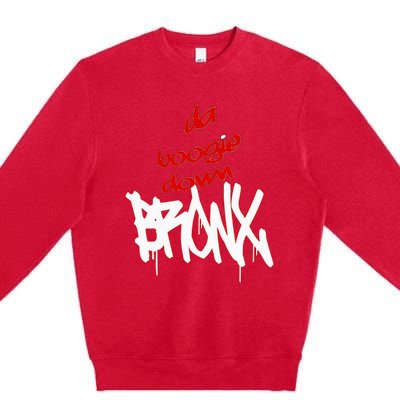 Bronx New York Da Boogie Down Bronx Premium Crewneck Sweatshirt