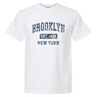 Brooklyn New York Ny Vintage Garment-Dyed Heavyweight T-Shirt