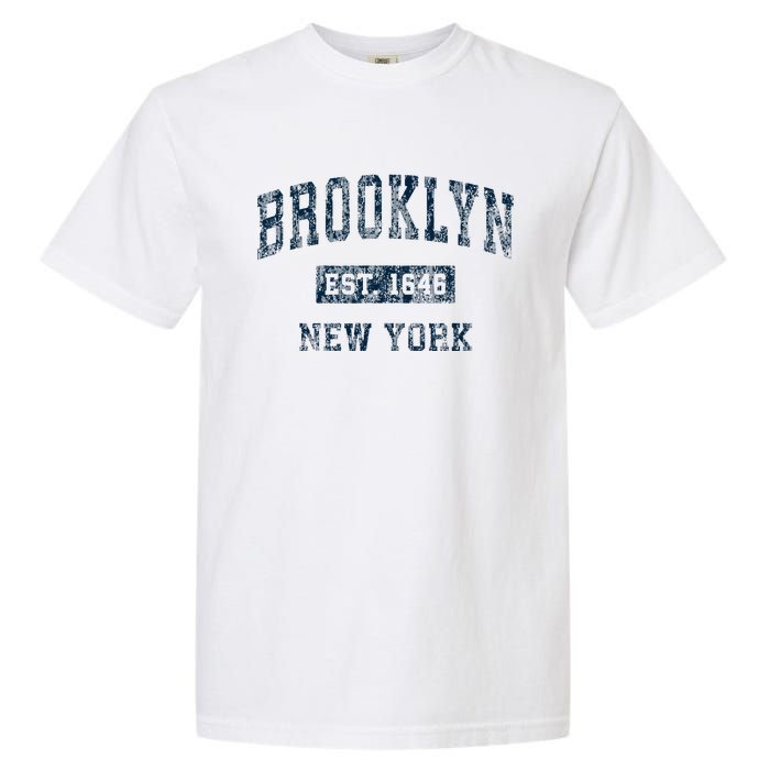 Brooklyn New York Ny Vintage Garment-Dyed Heavyweight T-Shirt