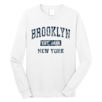 Brooklyn New York Ny Vintage Long Sleeve Shirt