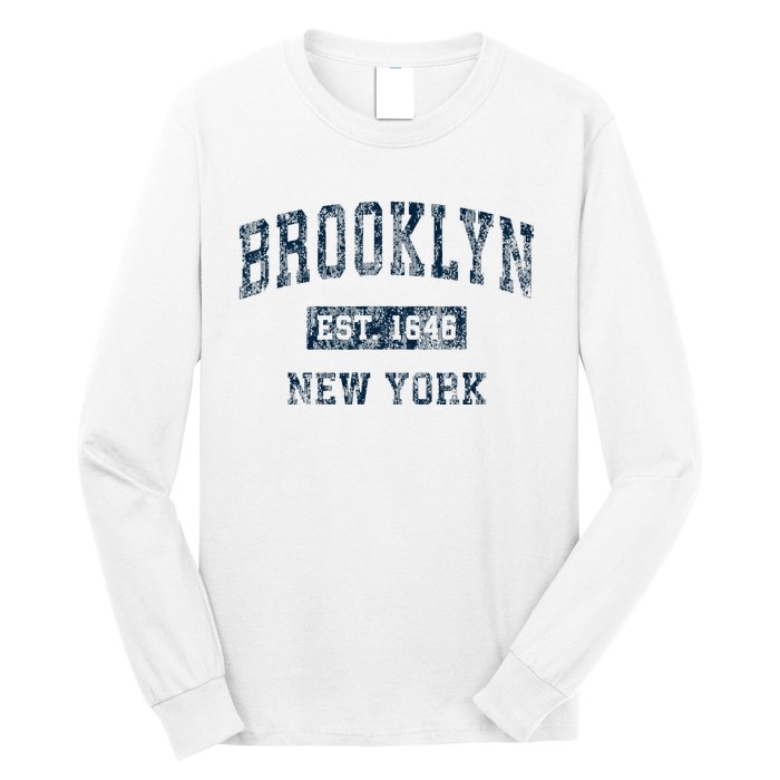 Brooklyn New York Ny Vintage Long Sleeve Shirt