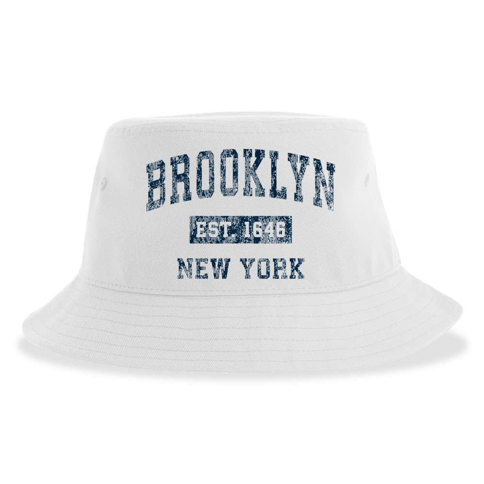 Brooklyn New York Ny Vintage Sustainable Bucket Hat