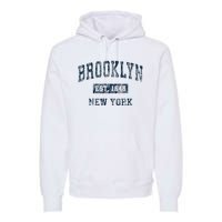 Brooklyn New York Ny Vintage Premium Hoodie