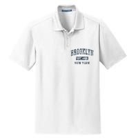 Brooklyn New York Ny Vintage Dry Zone Grid Polo