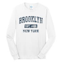 Brooklyn New York Ny Vintage Tall Long Sleeve T-Shirt