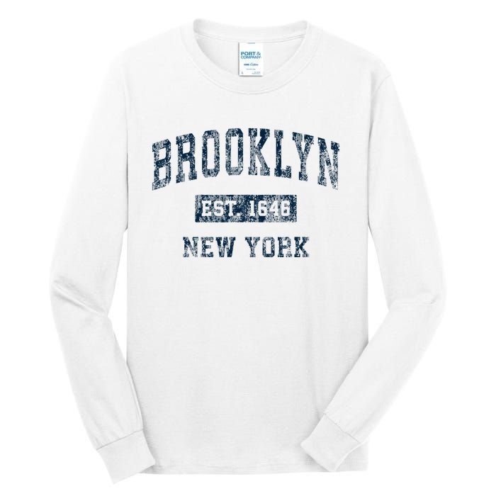 Brooklyn New York Ny Vintage Tall Long Sleeve T-Shirt