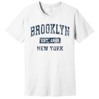 Brooklyn New York Ny Vintage Premium T-Shirt