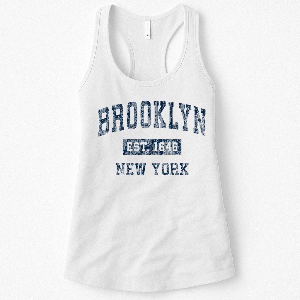 Brooklyn New York Ny Vintage Womens Tank Top