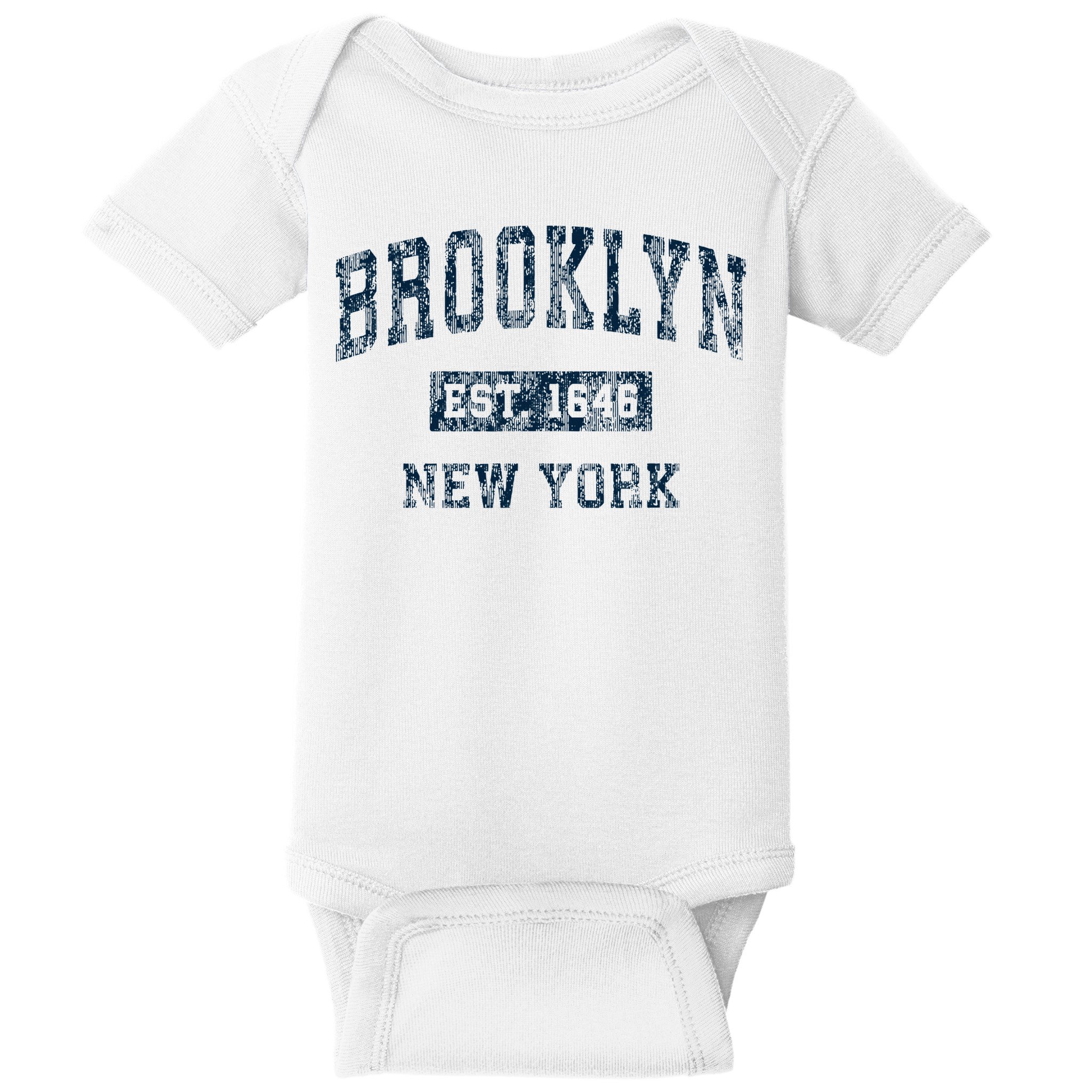 Brooklyn New York Ny Vintage Baby Bodysuit