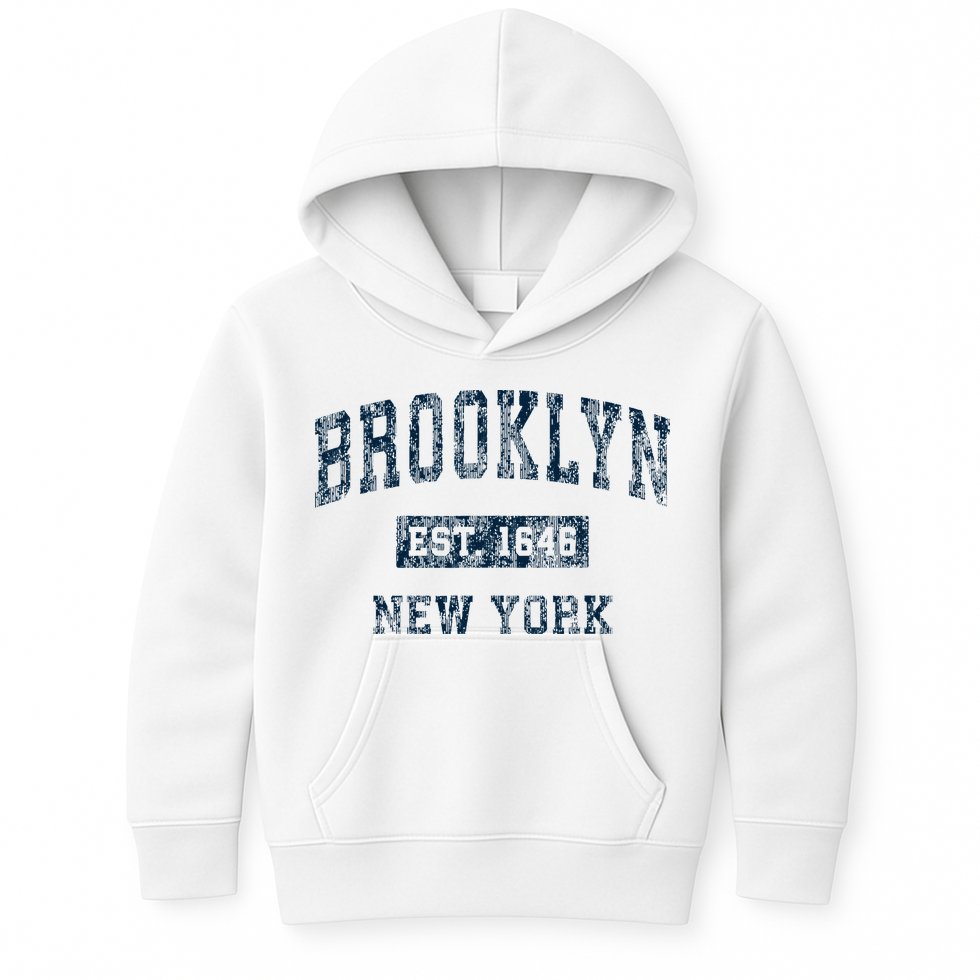 Brooklyn New York Ny Vintage Kids Hoodie