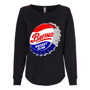 Buffalo New York Hockey Club Bottlecap Womens California Wash Sweatshirt