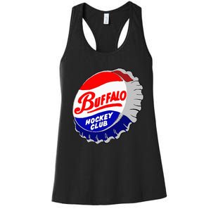 Buffalo New York Hockey Club Bottlecap Women's Racerback Tank