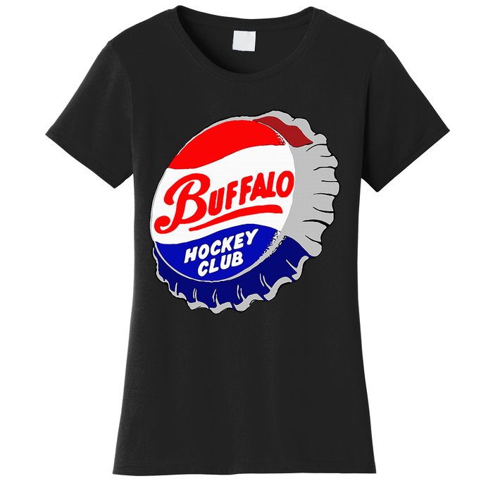 Buffalo New York Hockey Club Bottlecap Women's T-Shirt