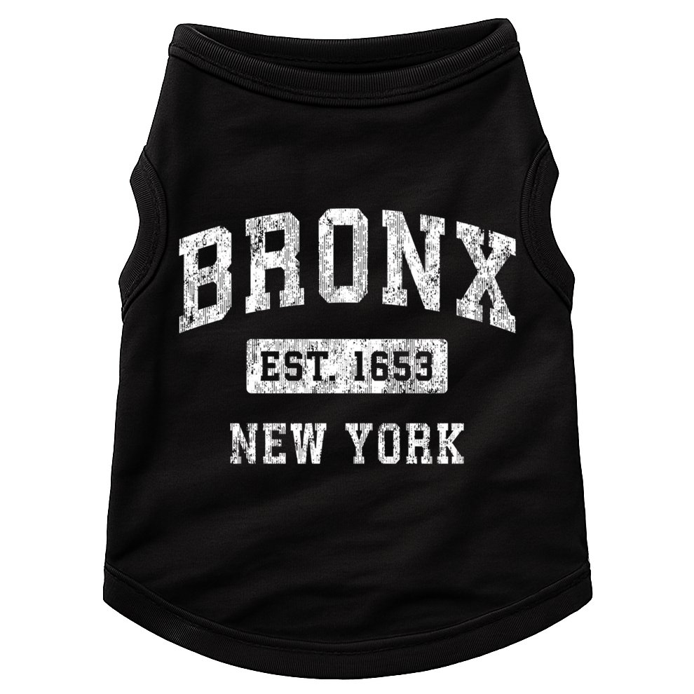 Bronx New York Ny Vintage Established Sports Design Great Gift Doggie Tank