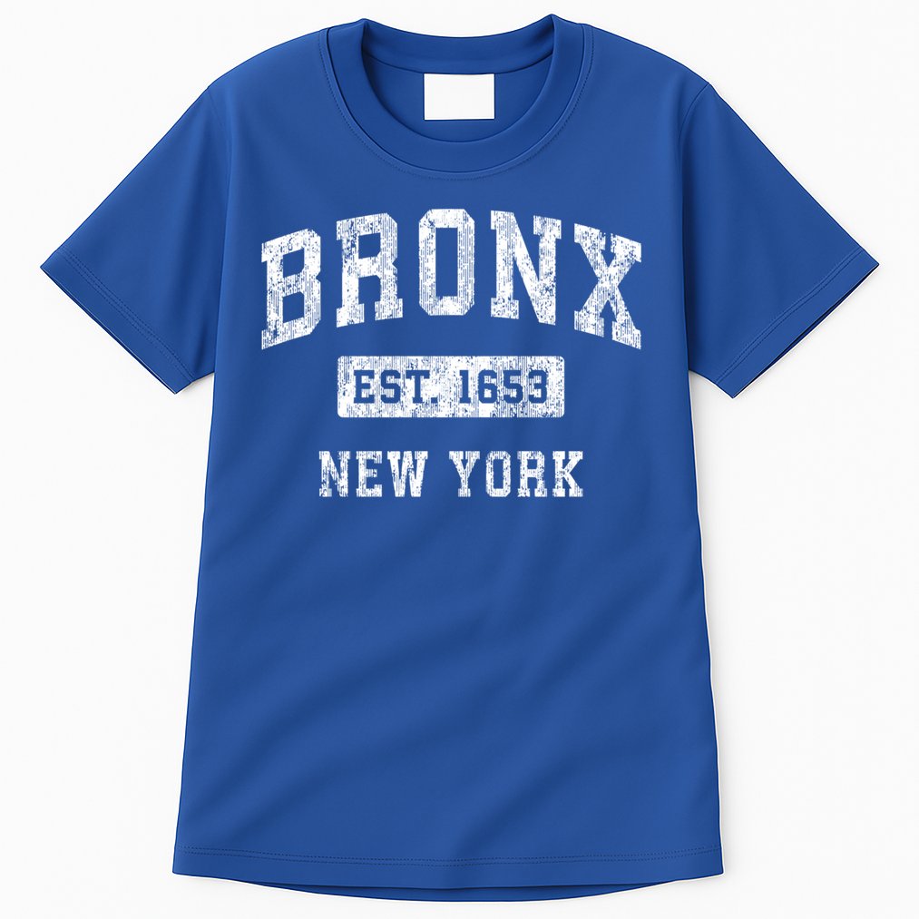 Bronx New York Ny Vintage Established Sports Design Great Gift Tall T-Shirt