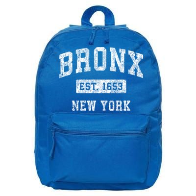 Bronx New York Ny Vintage Established Sports Design Great Gift 16 in Basic Backpack
