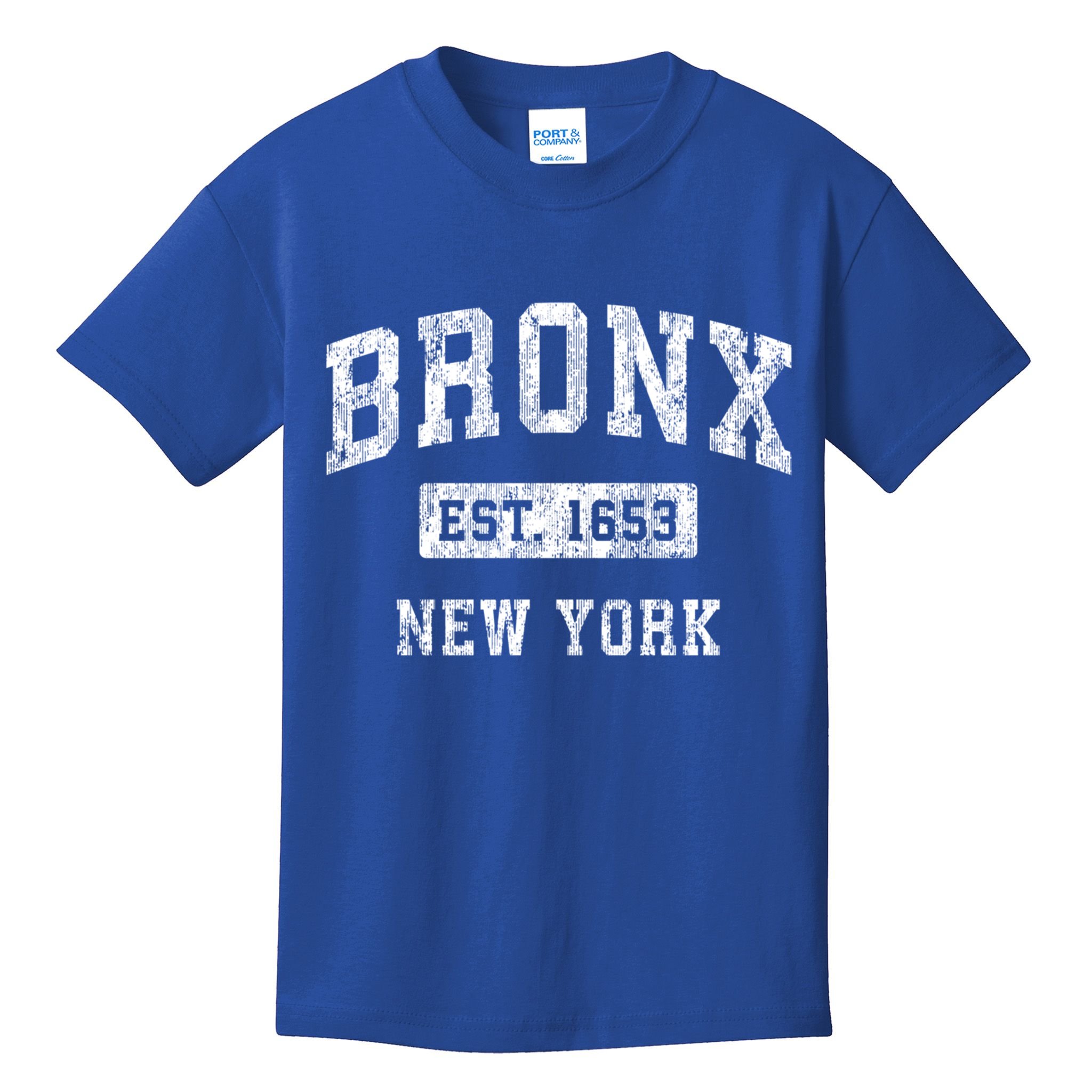 Bronx New York Ny Vintage Established Sports Design Great Gift Kids T-Shirt