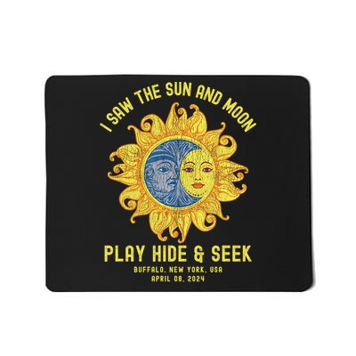 Buffalo New York Path Totality Solar Eclipse April 08 2024 Mousepad