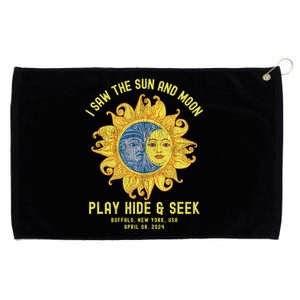 Buffalo New York Path Totality Solar Eclipse April 08 2024 Grommeted Golf Towel